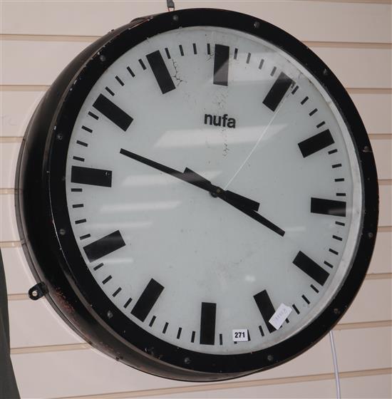 A large Dutch Nufa clock